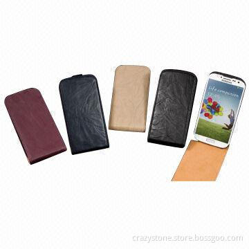 Vintage genuine leather mobile case for Samsung Galaxy S4/I9500